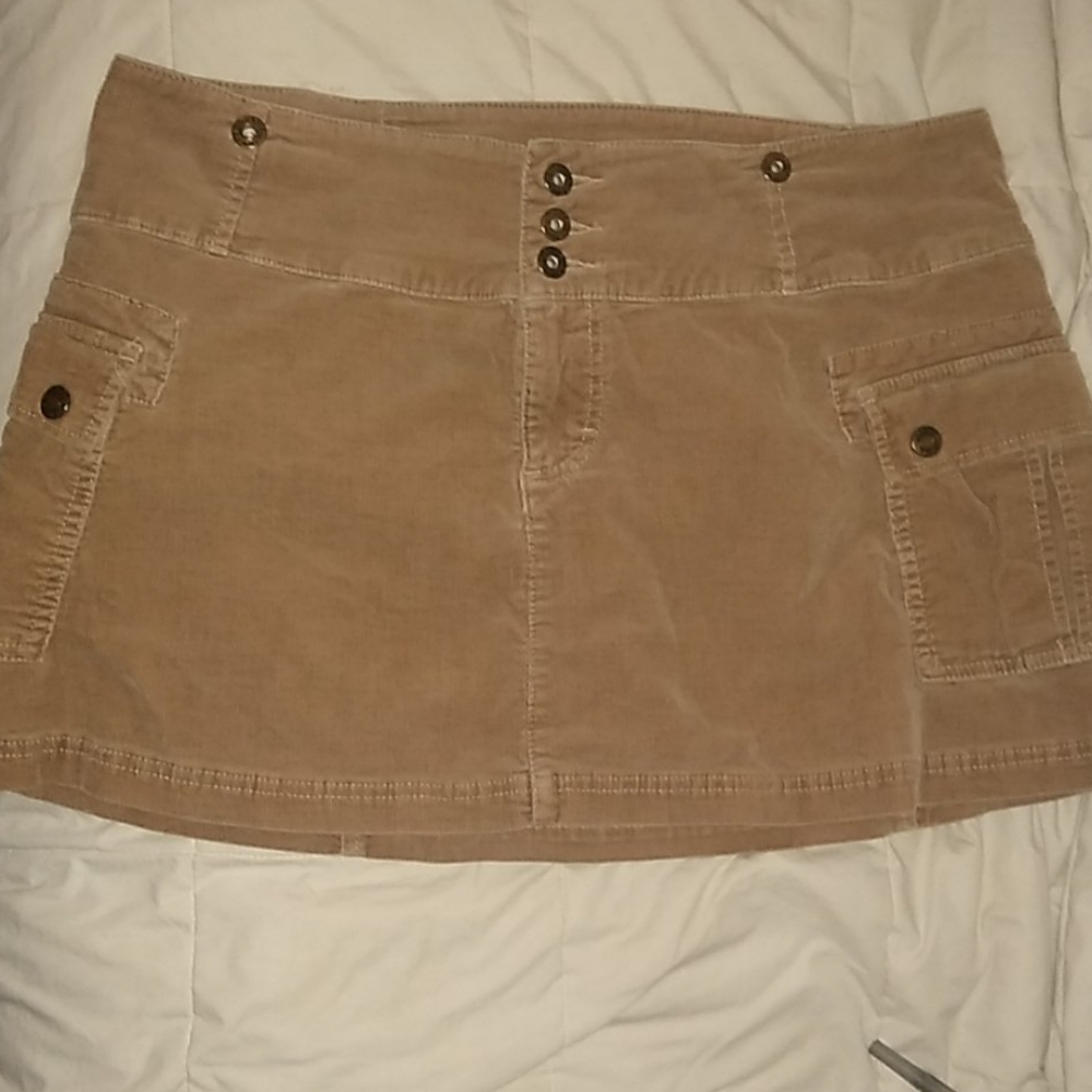 Cargo skirt Courd/cotton/spandex